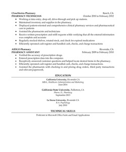 CV Example for Account Manager
